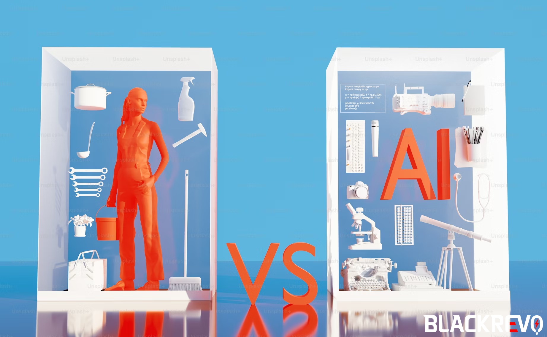 visual comparison between traditional seo and ai
